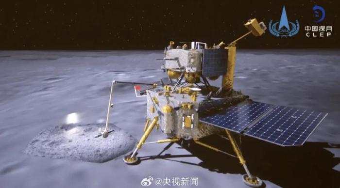 嫦娥六號上升器從月背起飛 進(jìn)入預(yù)定環(huán)月軌道