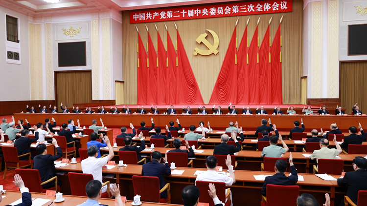 中國(guó)共產(chǎn)黨第二十屆中央委員會(huì)第三次全體會(huì)議公報(bào)