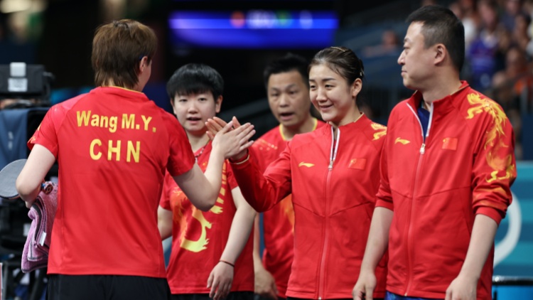 巴黎奧運｜國乒女團(tuán)總比分3-0中國臺北 晉級半決賽！