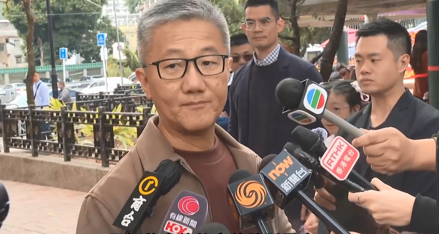 蕭澤頤車公廟視察 稱警方近月發(fā)現(xiàn)投資騙案有所增加
