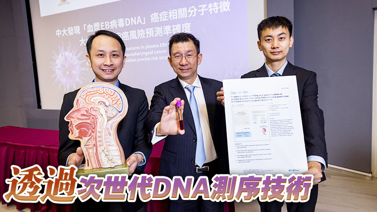 中大成功識(shí)別血漿EB病毒DNA 大幅提升鼻咽癌風(fēng)險(xiǎn)預(yù)測(cè)準(zhǔn)確度