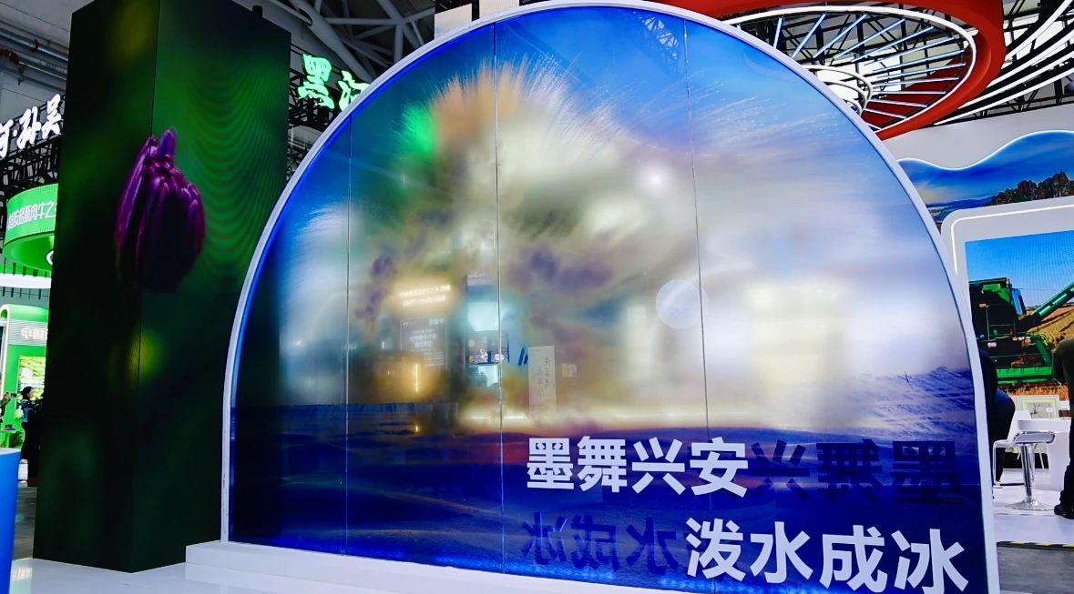 中國最北「藏寶圖」刷屏哈洽會！大興安嶺150㎡展區(qū)展「兩山」實踐新圖景